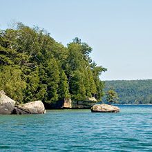 Grand Island shoreline